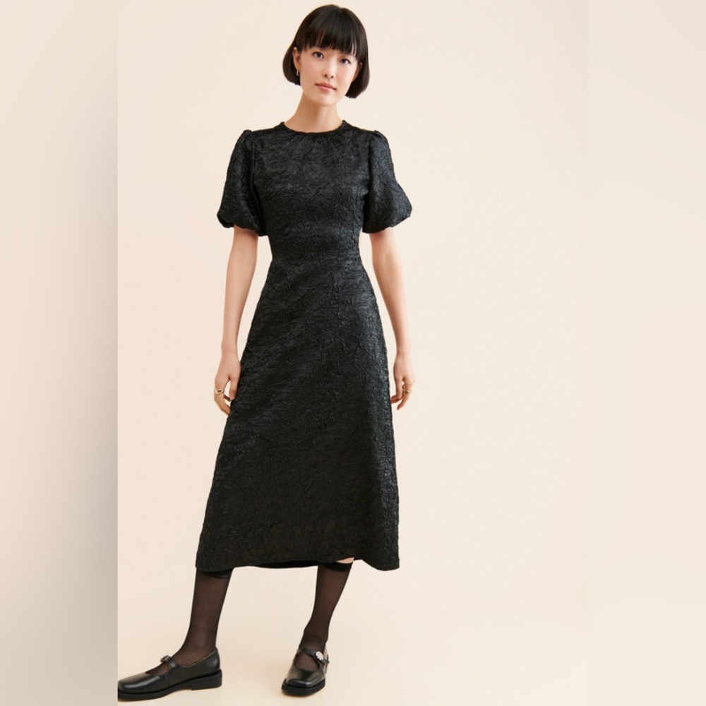 ▪️Lisa Says Gah Gwen Midi Dress in Black S - Picture 7 of 16